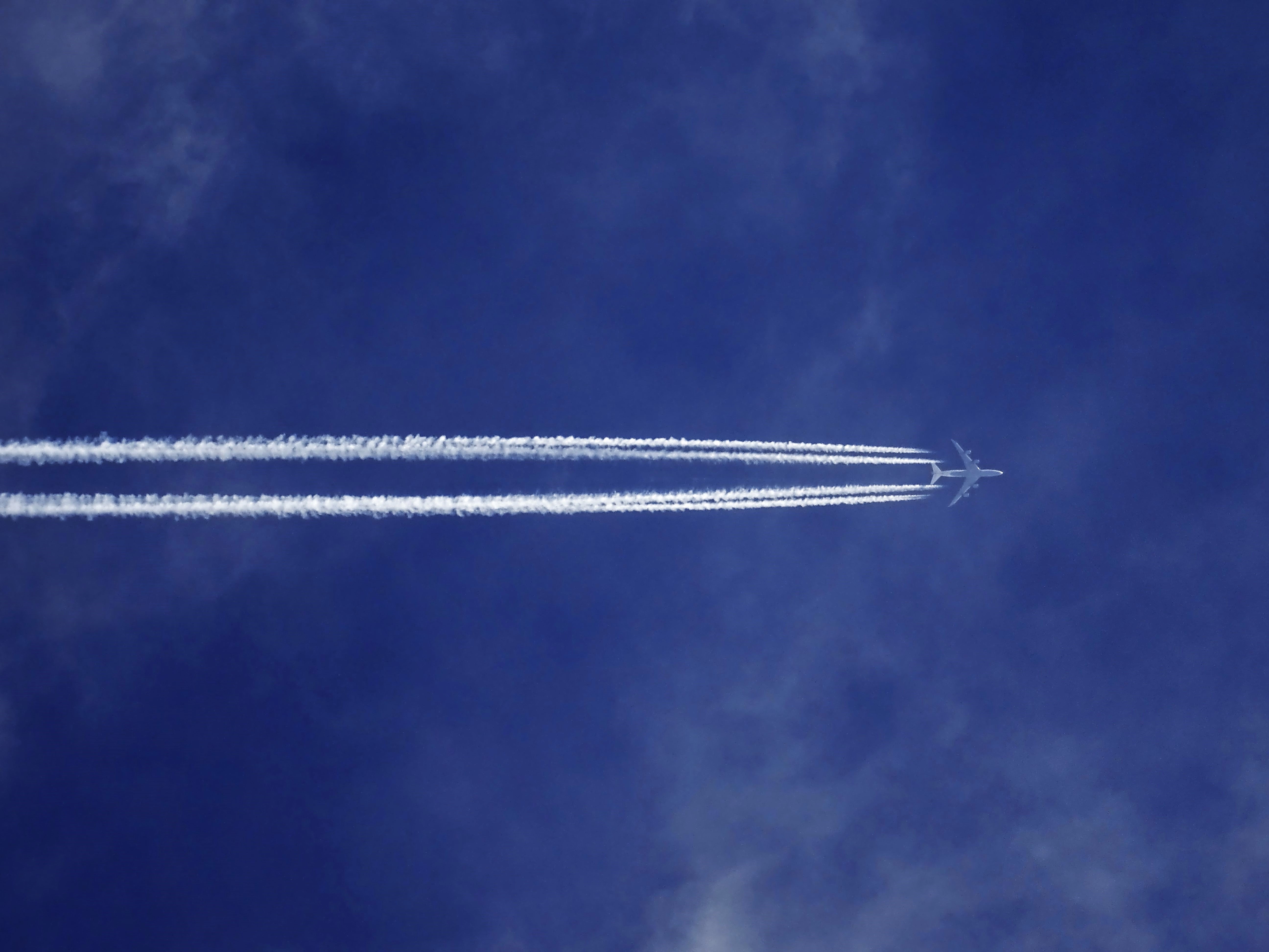 airplane in far distance